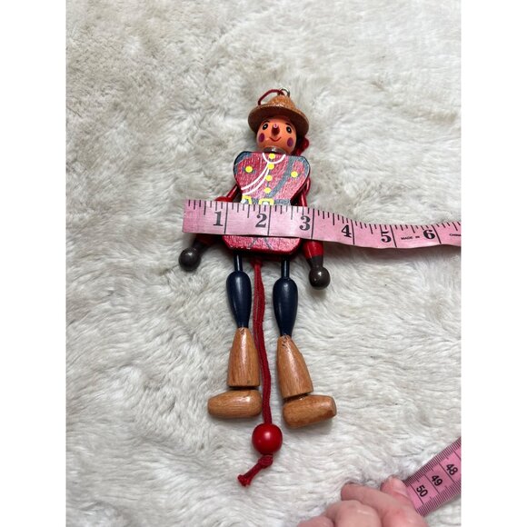 Victoria Canada Handcrafted Wooden Pinocchio Marionette Ornament - Picture 5 of 5